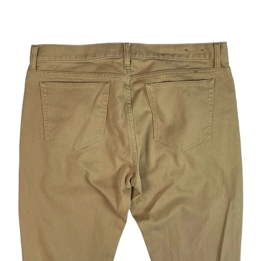 MJ214 Men’s J. Crew The DRIGGS Corduroy Straight Leg Pants 36x32
